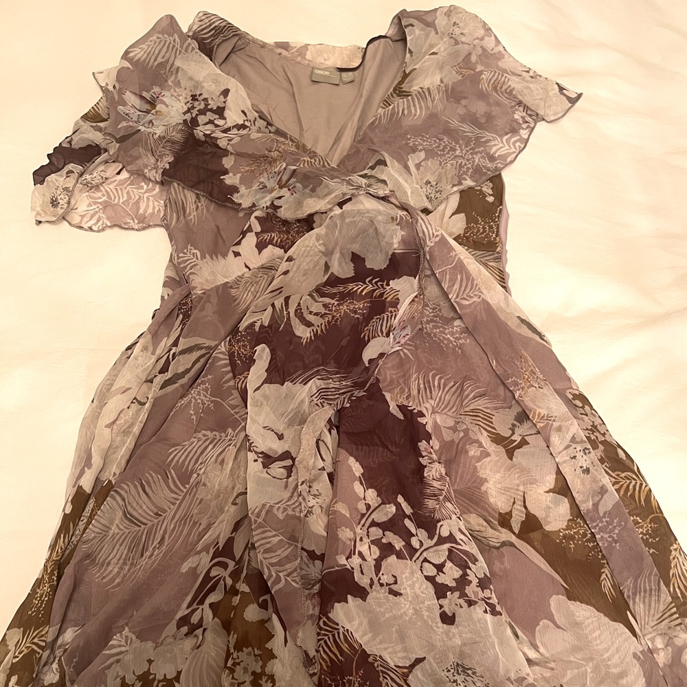 ASOS lilac floral maxi dress - Size 8
